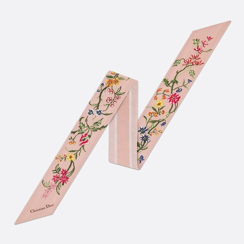SmartChoice 3426 Dior Mitzah Twill Petites Fleurs Motif Silk Pink
