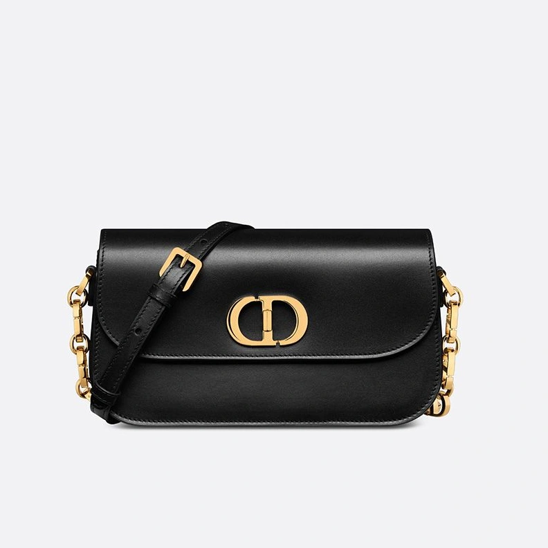 SportInspired 1526 Dior 30 Montaigne Avenue Bag In Box Calfskin Black