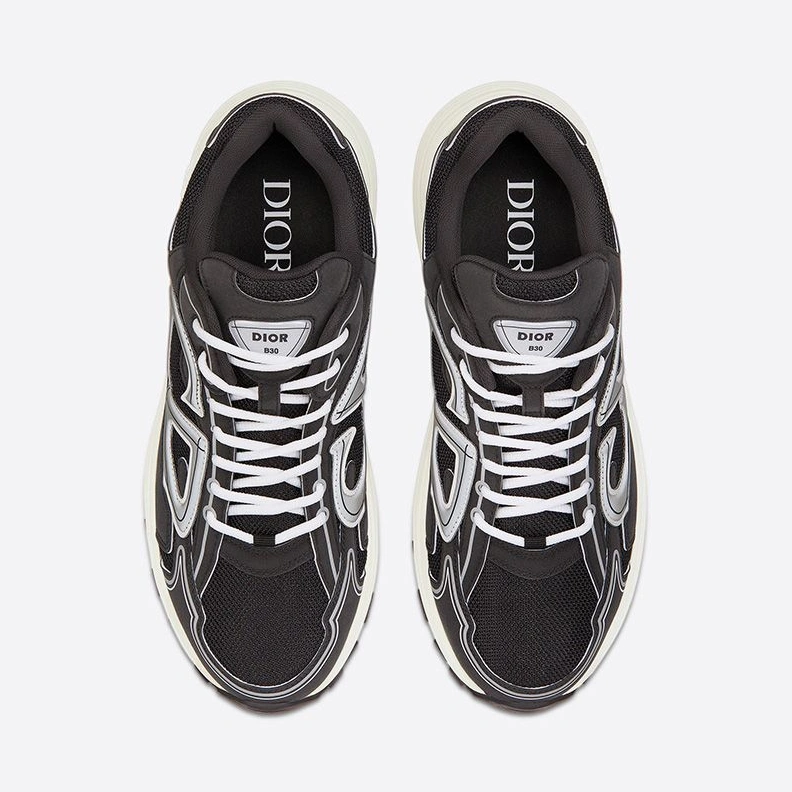SportInspired 950 Dior B30 Sneakers Unisex Mesh and Technical Fabric Black