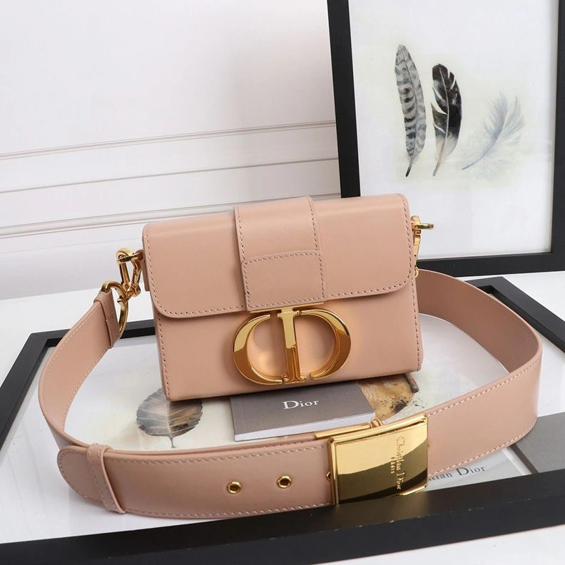 TopPick 9364 Dior 30 Montaigne Box Bag In Calfskin Pink