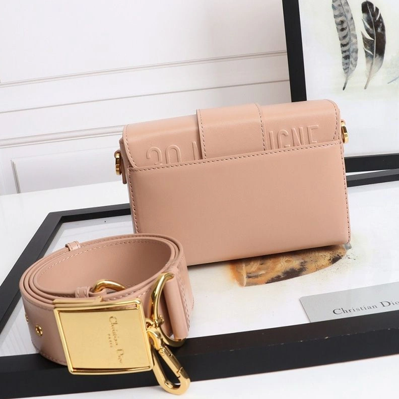 TopPick 9364 Dior 30 Montaigne Box Bag In Calfskin Pink