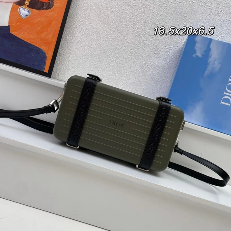 Trendy 2466 Dior x Rimowa Personal Clutch Aluminum Olive