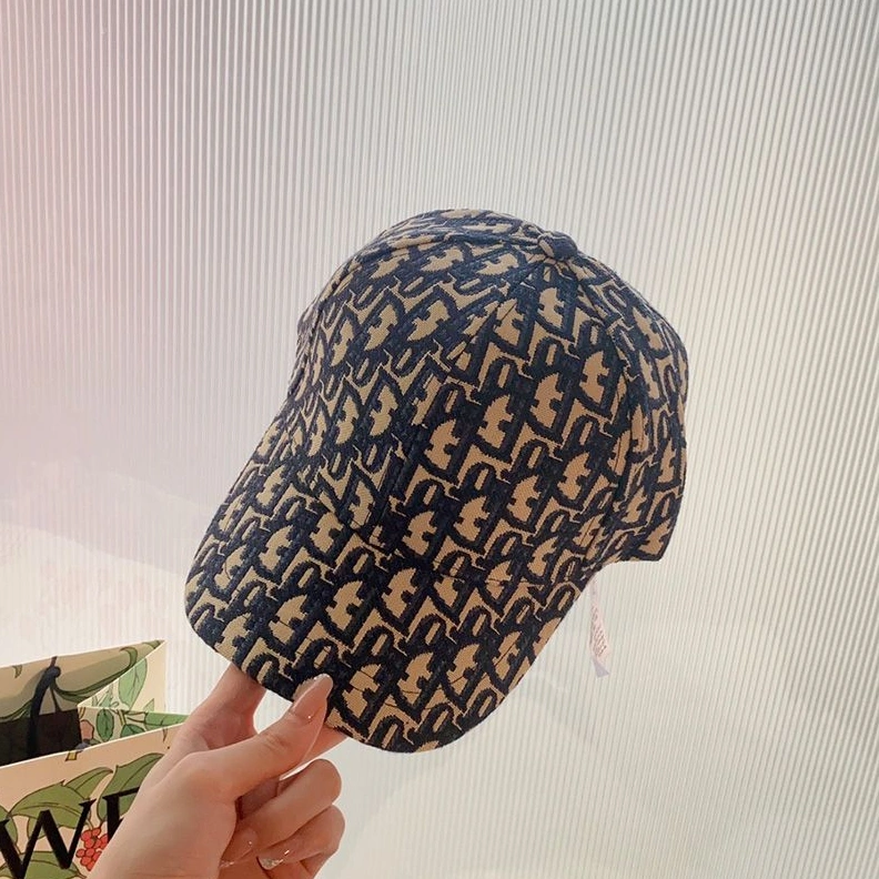Trendy 260 Dior Baseball Cap Oblique Motif Canvas Blue