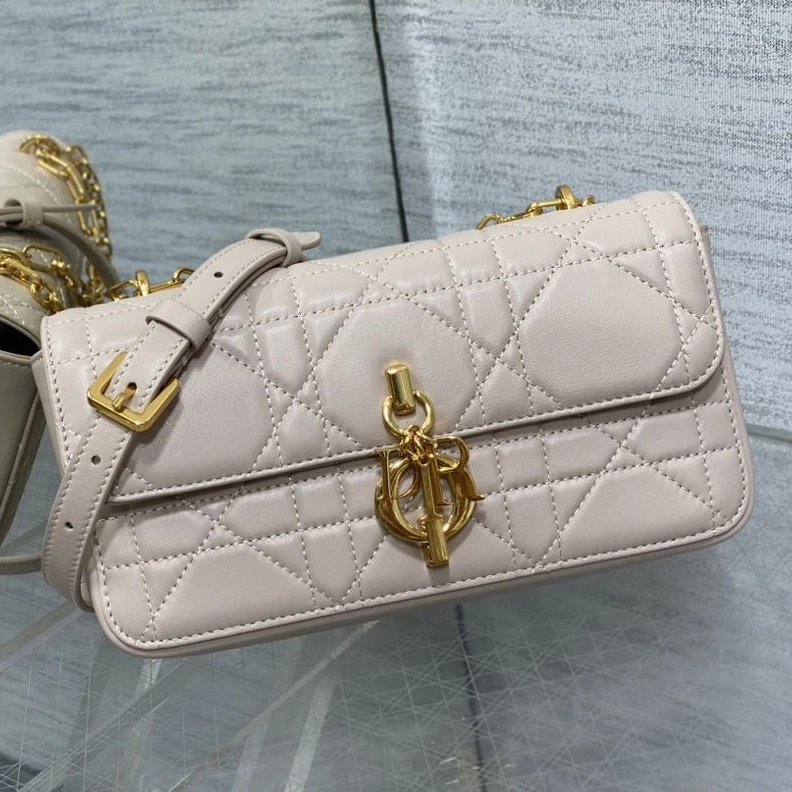 UrbanStyle 1439 Mini Dior Miss Daisy Bag In Macrocannage Lambskin Cherry