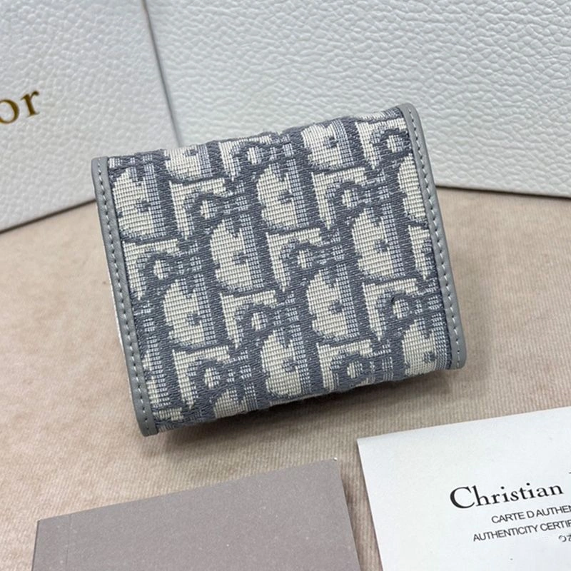 UrbanStyle 1459 Dior 30 Montaigne Wallet Oblique Motif Canvas White