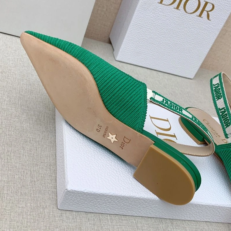 UrbanStyle 6044 J'Adior Slingback Pumps Women Technical Fabric Green