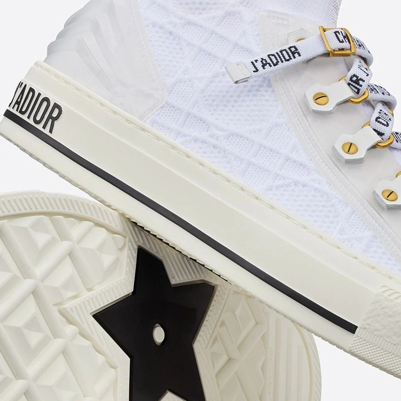Walk'n'Dior Sneakers Women Cannage Technical Mesh White ModernLook 8213