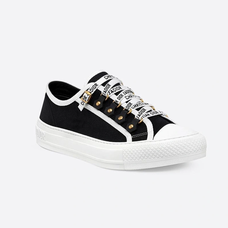 WellDesigned 5358 Walk'n'Dior Sneakers Women Canvas Black