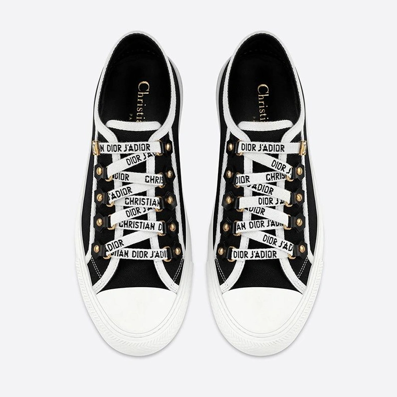 WellDesigned 5358 Walk'n'Dior Sneakers Women Canvas Black
