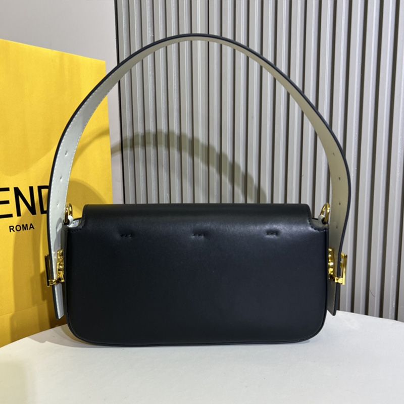 Affordable Fendi Medium Baguette Twist Bag In Nappa Leather Black