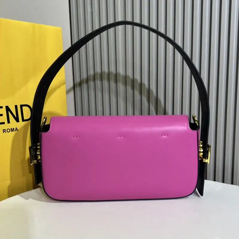 Affordable Fendi Medium Baguette Twist Bag In Nappa Leather Rose HOT SALE