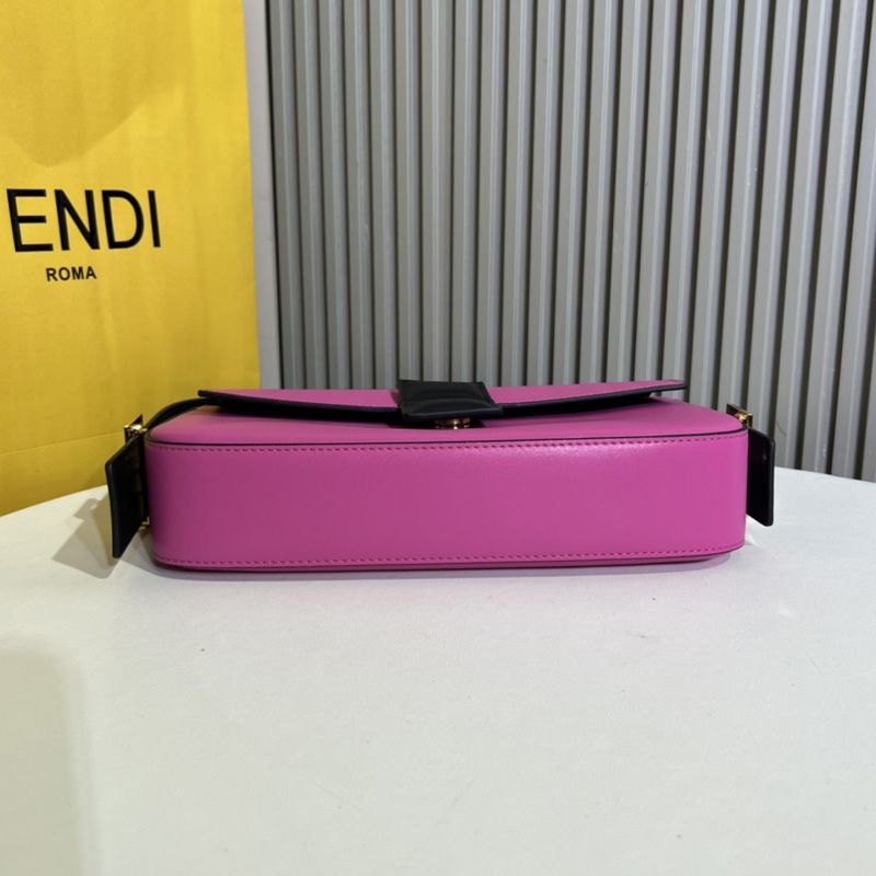 Affordable Fendi Medium Baguette Twist Bag In Nappa Leather Rose