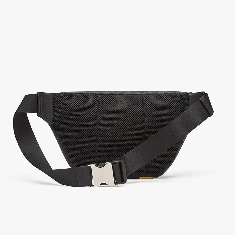 Affordable Affordable Fendi Belt Bag In FF Motif Fabric Black Yellow