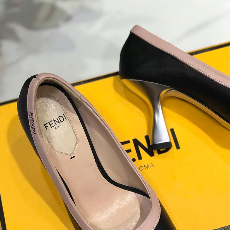 Affordable Fendi Colibri Pumps Women Leather Black