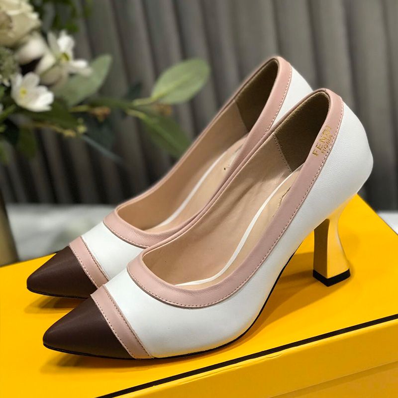 Affordable Fendi Colibri Pumps Women Leather White