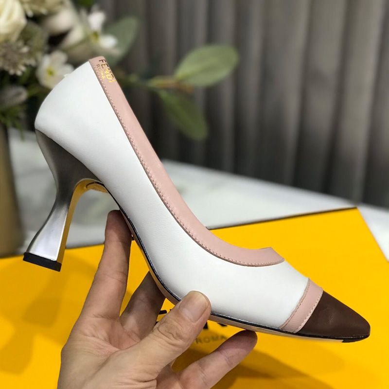 Affordable Fendi Colibri Pumps Women Leather White