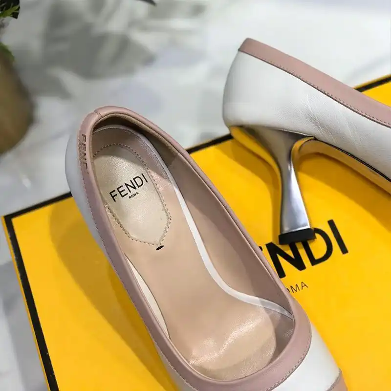 Affordable Fendi Colibri Pumps Women Leather White