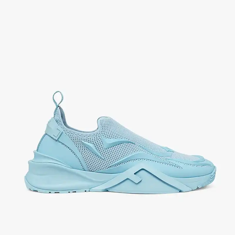 Affordable Fendi Flow Sneakers Unisex Mesh Blue