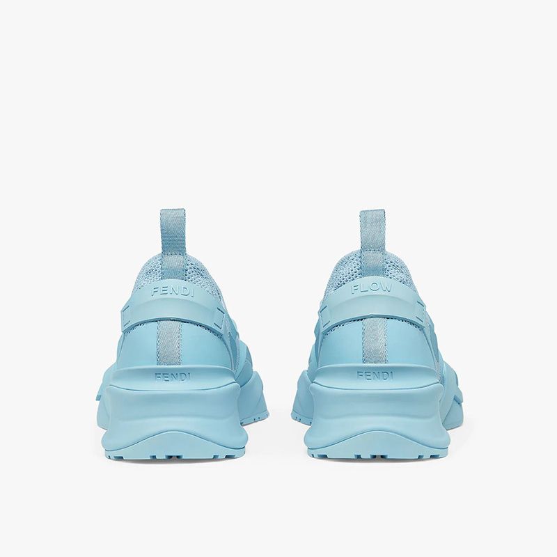 Affordable Fendi Flow Sneakers Unisex Mesh Blue