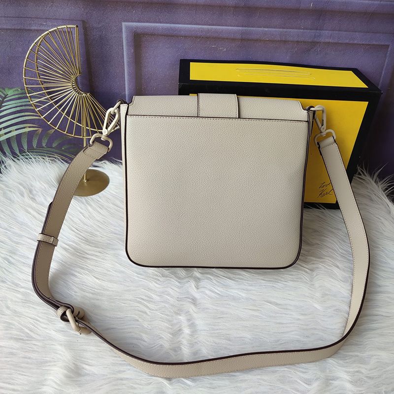 Affordable Fendi Medium Baguette Messenger In Cuoio Romano Leather Beige