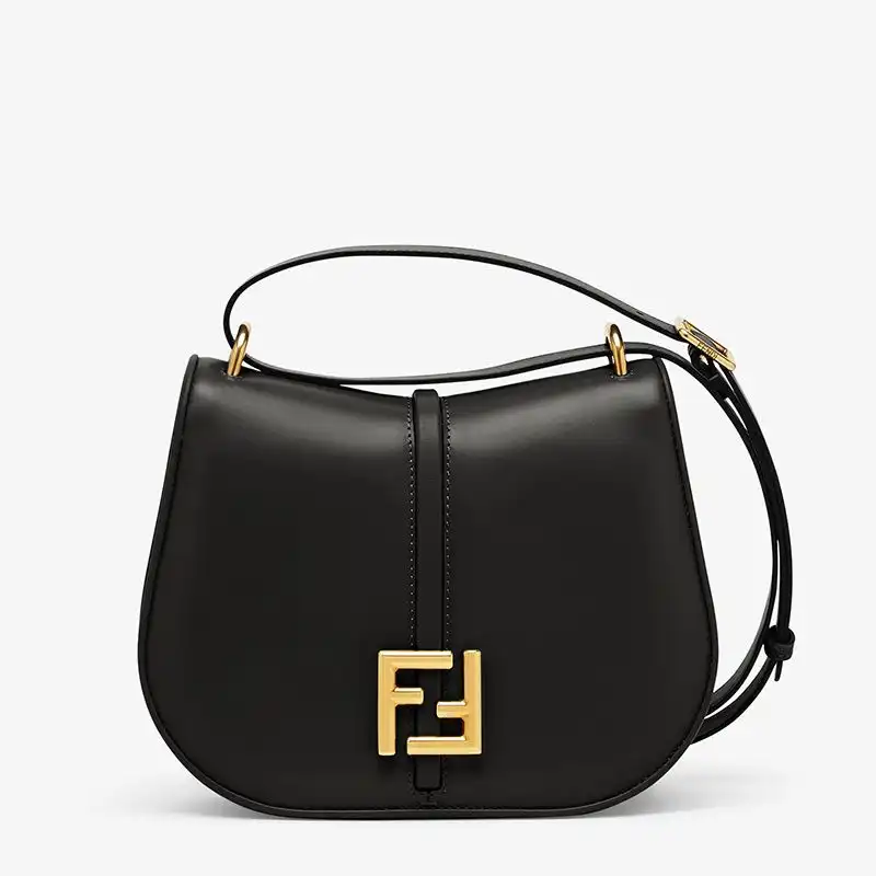 Affordable Fendi Medium C'mon Bag In Calf Leather Black