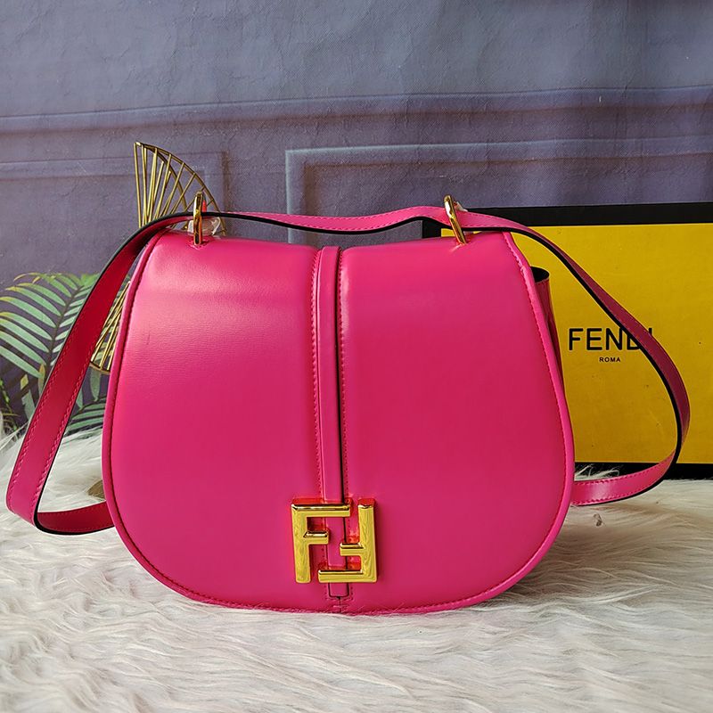 Affordable Fendi Medium C'mon Bag In Calf Leather Rose