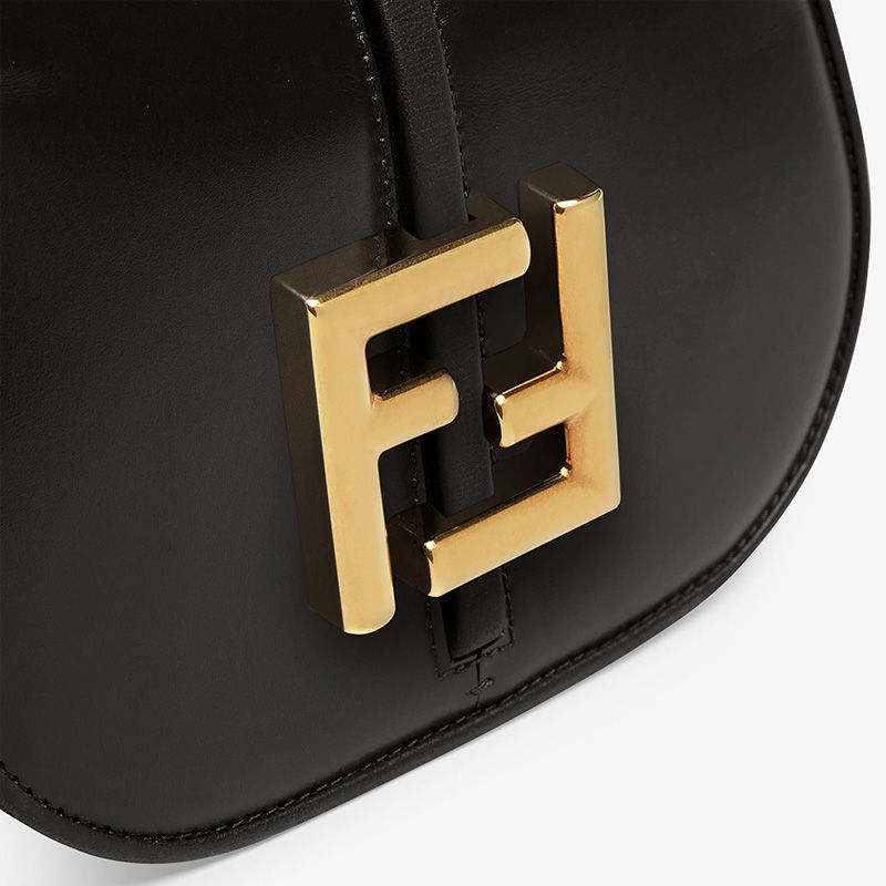 Affordable Fendi Mini C'mon Bag In Calf Leather Black