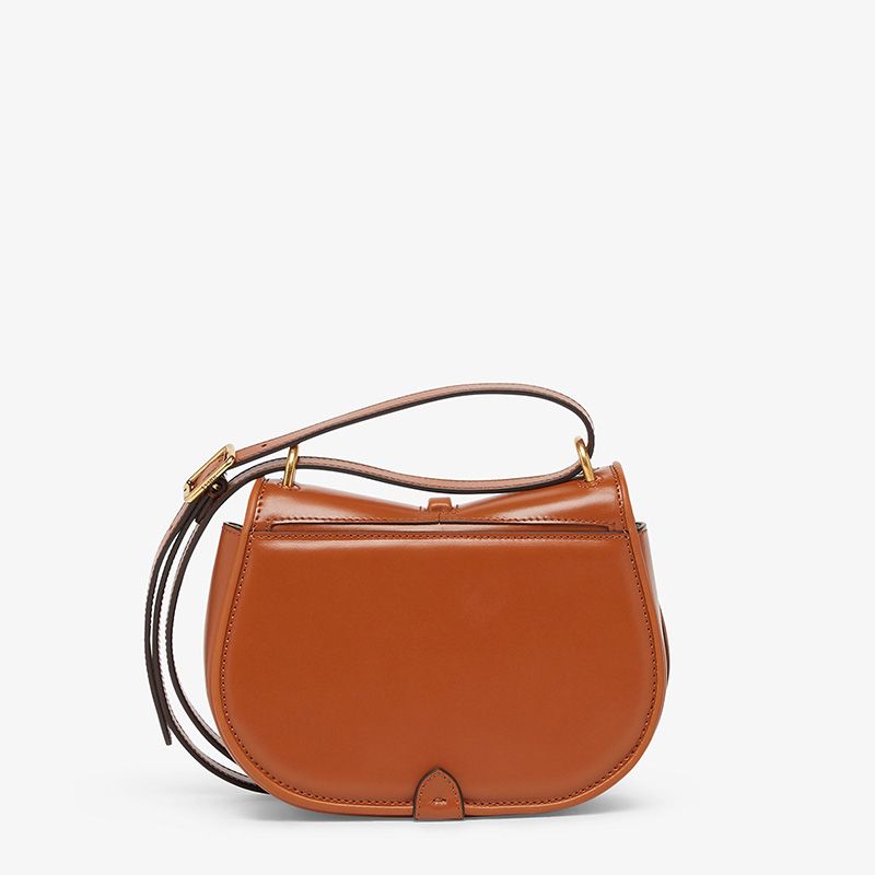 Affordable Fendi Mini C'mon Bag In Calf Leather Brown