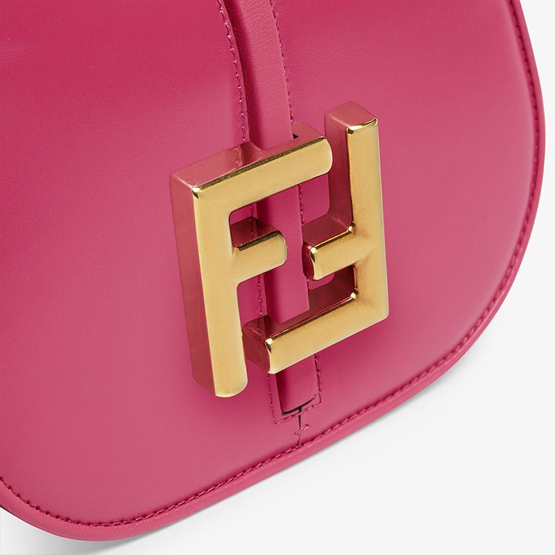 Affordable Fendi Mini C'mon Bag In Calf Leather Rose