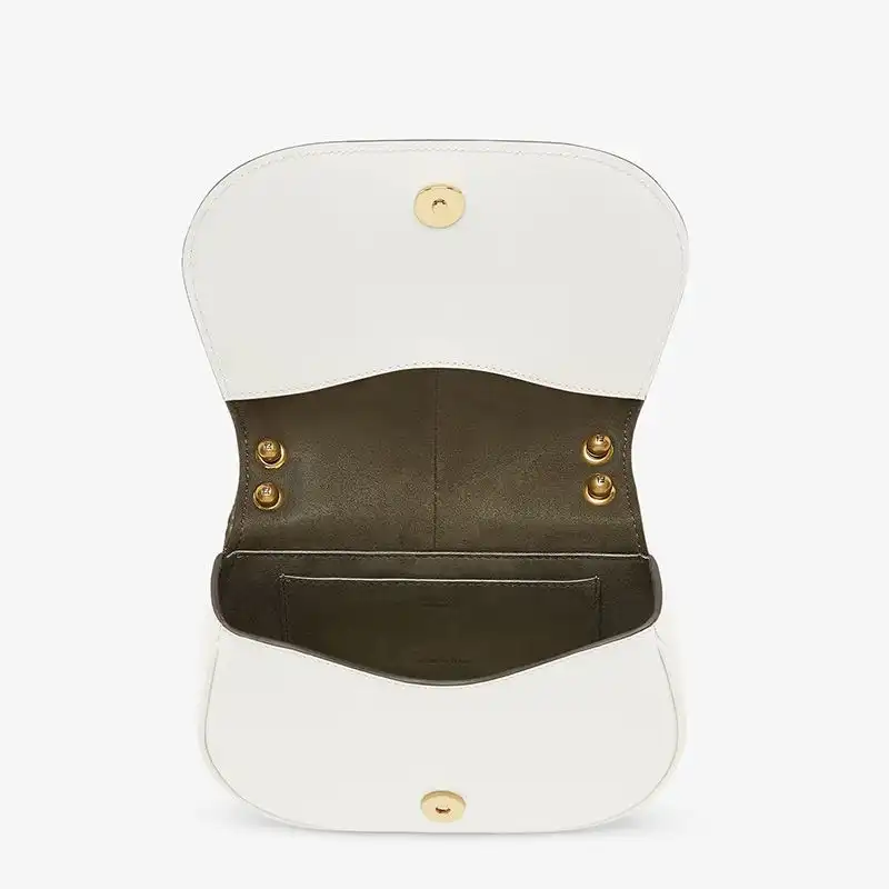 Affordable Affordable Fendi Mini C'mon Bag In Calf Leather White