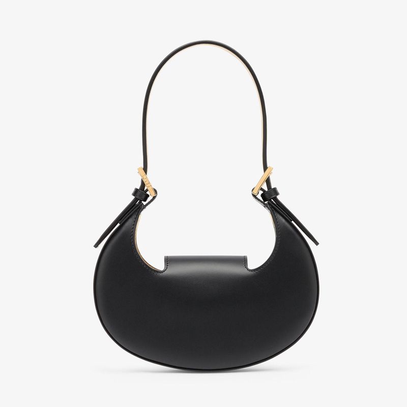 Affordable Fendi Mini Cookie Hobo Bag In Calf Leather Black