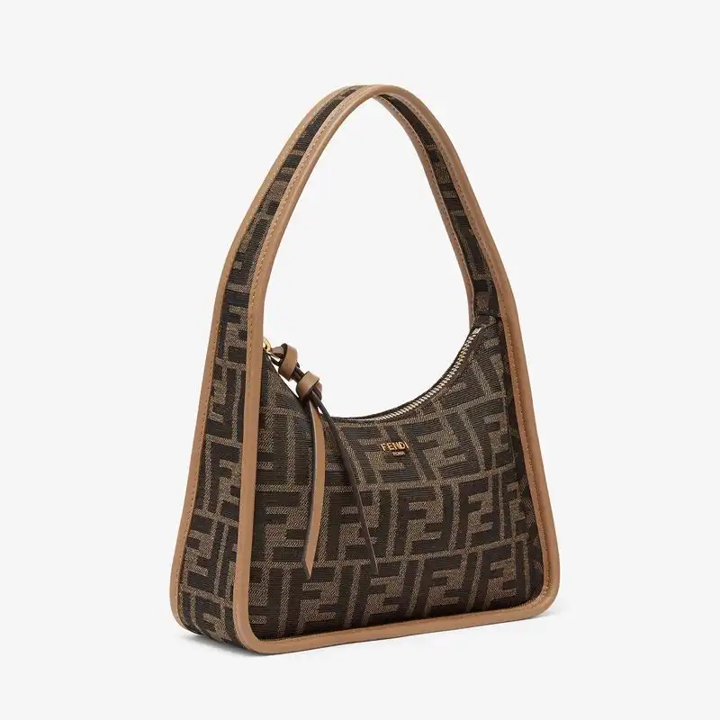 Affordable Affordable Fendi Mini Fendessence Bag In FF Motif Fabric Brown