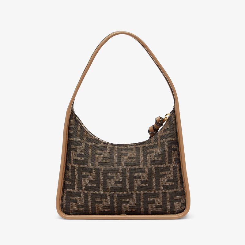 Affordable Fendi Mini Fendessence Bag In FF Motif Fabric Brown