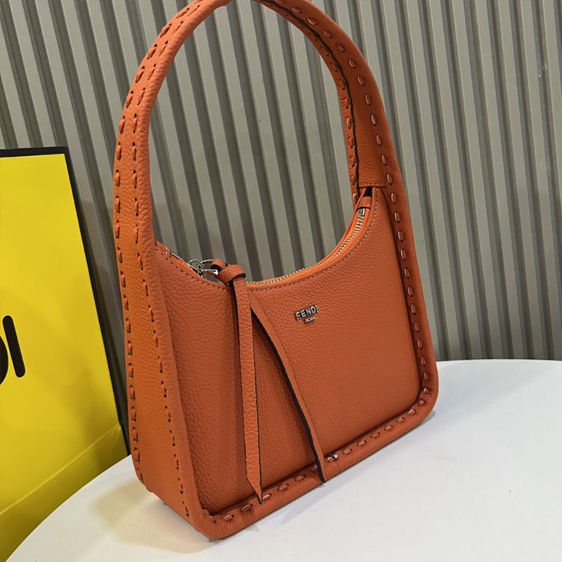 Affordable Fendi Mini Fendessence Bag In Cuoio Romano Leather Orange