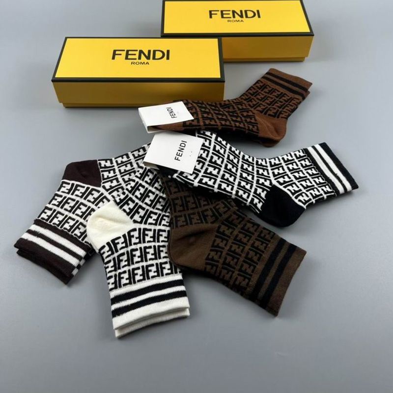 Affordable Fendi Socks Set 011903