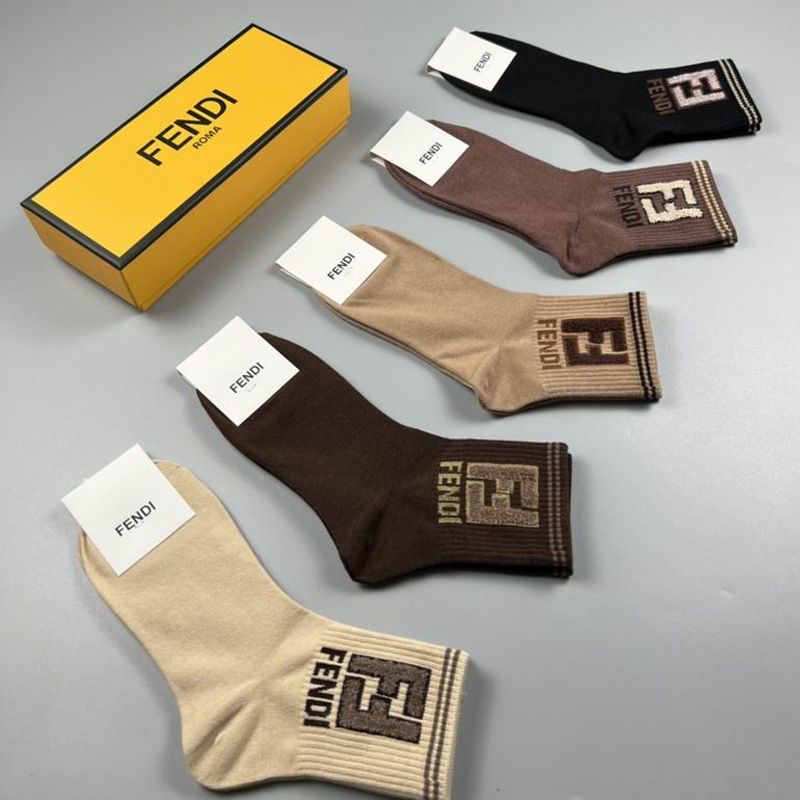 Affordable Fendi Socks Set 080207