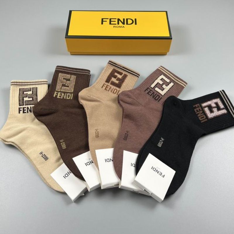 Affordable Fendi Socks Set 080207