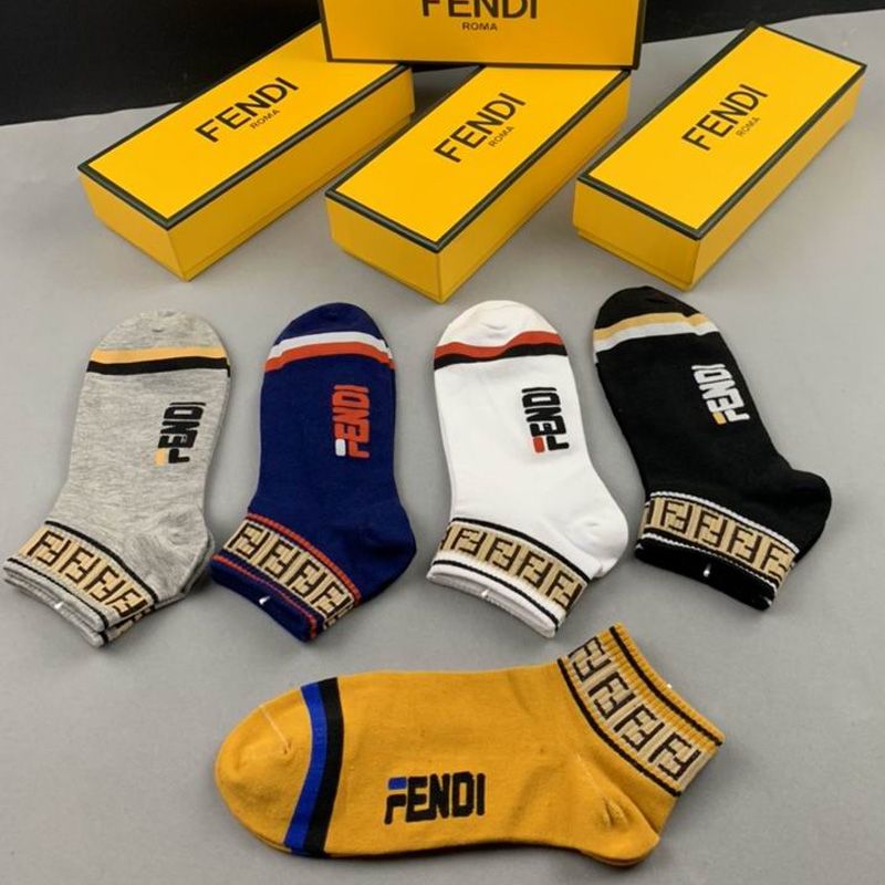 Affordable Fendi Socks Set 080211