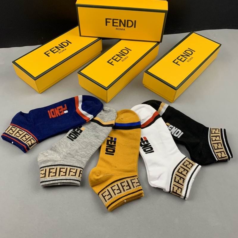 Affordable Fendi Socks Set 080211