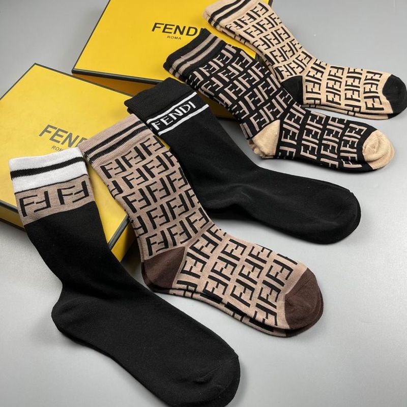 Affordable Fendi Socks Set 100539