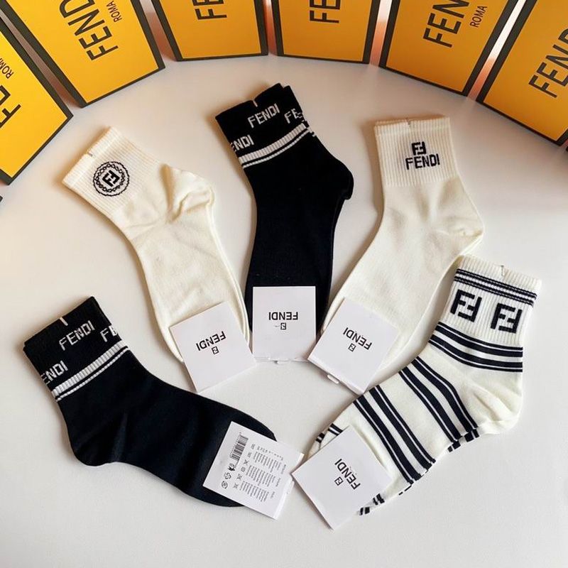 Affordable Fendi Socks Set 100541