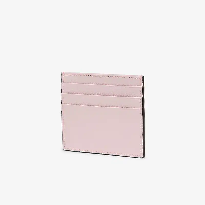 Cheap F is Fendi Card Holder In Calf Leather Pink HOT SALE