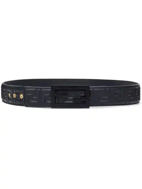 Cheap FENDI FF pattern buckle belt