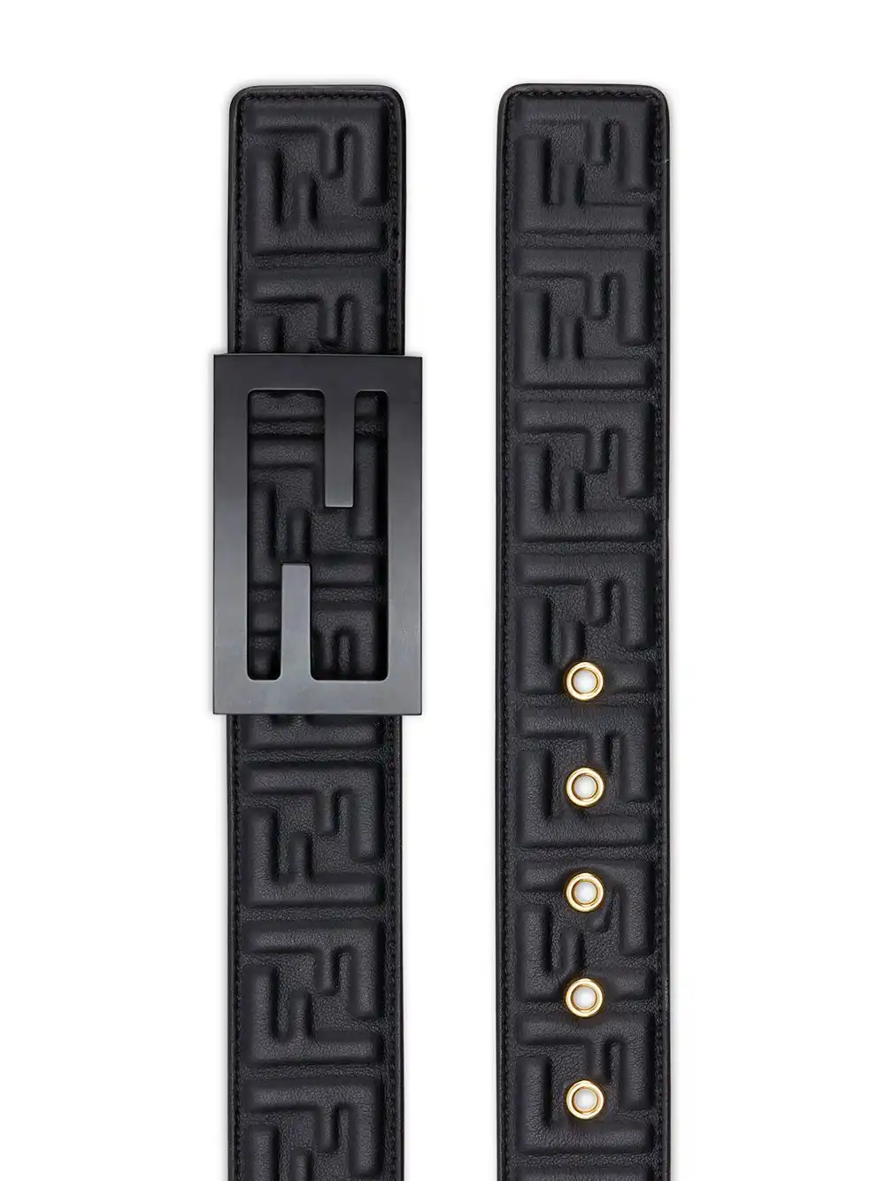 Cheap FENDI FF pattern buckle belt