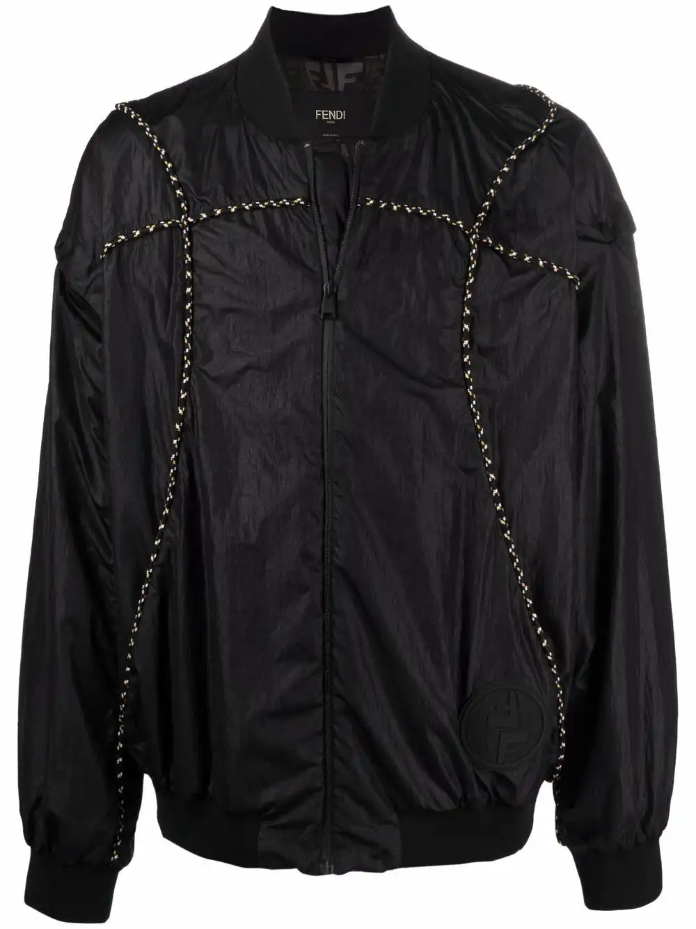 Cheap FENDI removable-sleeves bomber jacket