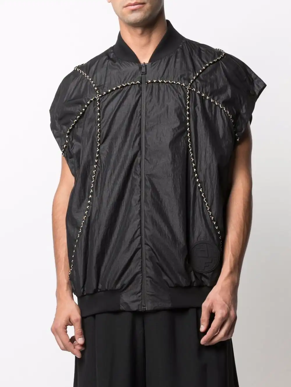 Cheap FENDI removable-sleeves bomber jacket