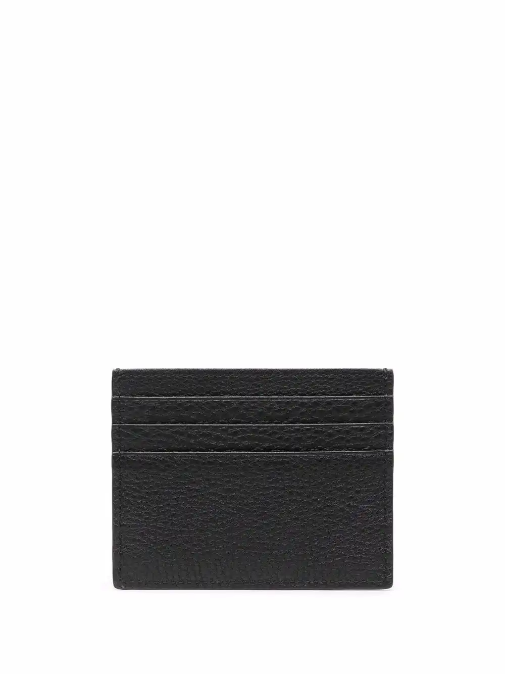 Affordable FENDI FF textured-leather cardholder