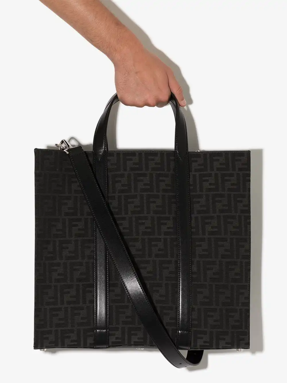 Affordable FENDI FF-monogram tote bag