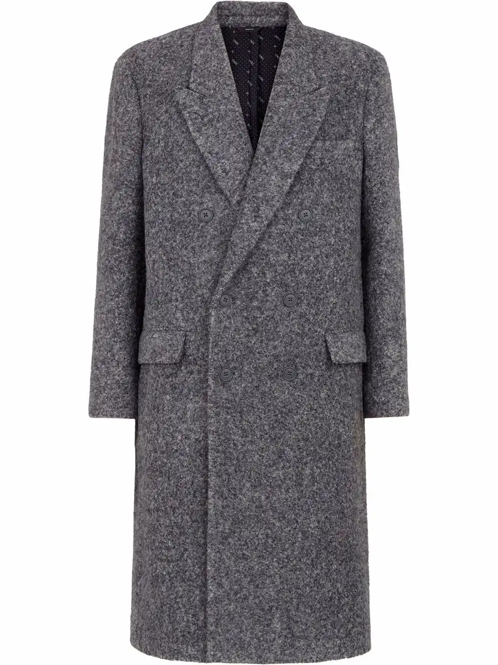 Affordable FENDI double-breated button coat