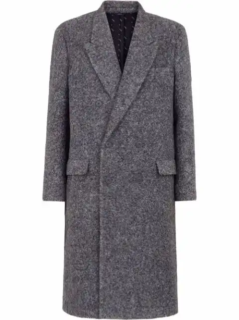 FENDI double-breated button coat